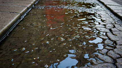 rain drops on the window