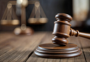 a wooden gavel with a wooden base