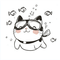 Underwater Adventure Cat