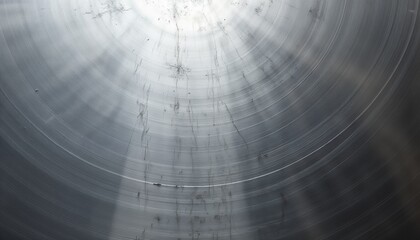 Abstract Brushed Metal Circular Pattern with Dynamic Light [Industrial Photography]
