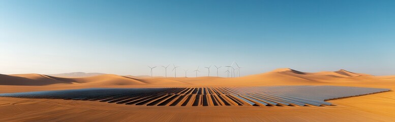 Drone-enabled solar panel tech, merging advanced technology with sustainable solutions.