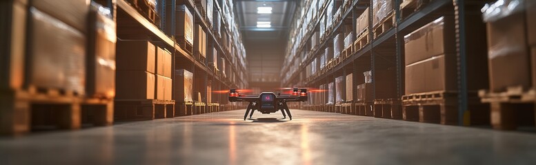 Drone indoor innovations lead the way in technological evolution, with futuristic themes.