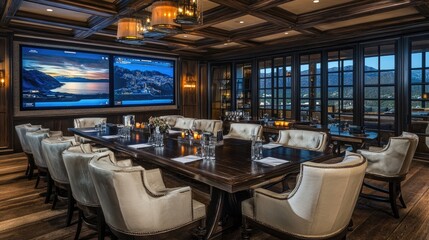 Elegant Conference Room with Scenic Views