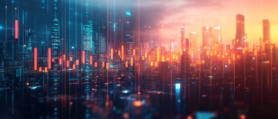 Fototapeta premium Abstract Business Background, Versatile 3D Rendering Art Wallpaper Design