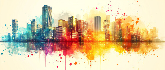 Fototapeta premium Abstract Business Background, Versatile 3D Rendering Art Wallpaper Design