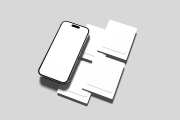 Multiple Social Media Pages Mockup for showcasing your design to clients 