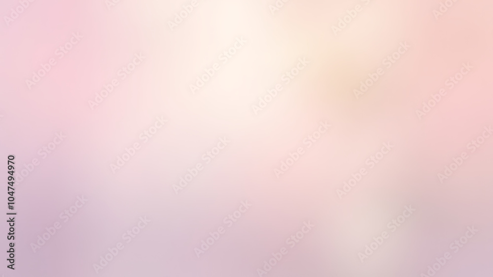 Aufkleber Soft pastel colors blend with blurred light effects creating a serene abstract background image.