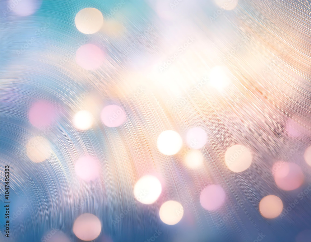 Poster soft pastel colors blend with blurred light effects creating a serene abstract background i_1(670)