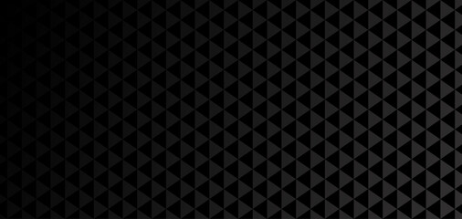Textured black background featuring a geometric pattern of triangles