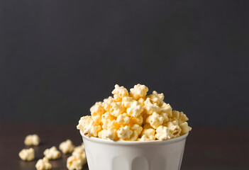 popcorn in a bucket