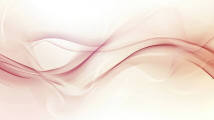 Abstract red and beige wave patterns on light background