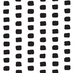 Abstract black and white minimal hand drawn seamless pattern background wallpaper - monochrome minimalistic vector tile