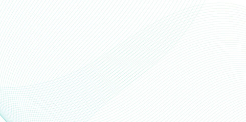 Abstract backdrop with colorful wave gradient lines on white background. Modern technology background, wave design. Vector illustration.	