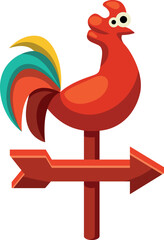 Cock vector icon