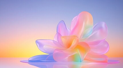 Pastel Fluids: Grainy Holographic Gradient Background - Abstract Banner, Header, Poster or Cover Design