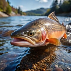 Obraz premium a fish animal natural background