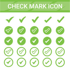 Check Mark, Valid, Yes, Confirmation, Okey, Positive checked, confirm, Acceptance in checklist, icons
