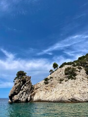 Naklejka premium Felsformation in Kroatien