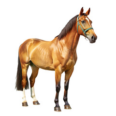 Obraz premium horse isolated on white background, png.