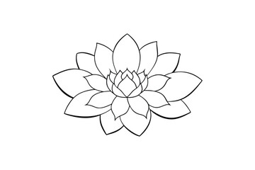 Mandala with Detailed Rose Petals and Leaves – Intricate Floral Vector Design for Elegant and Botanical Art