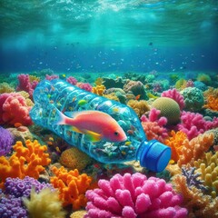 Fototapeta premium pollution of nature