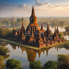 Obraz premium temple si sanphet