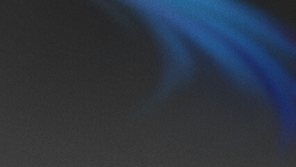 A moody grey-to-dark gradient background with blue-colored gradient curves, subtly blurred at the edges with a fine grain effect, creating a hazy backdrop for web design, digital wallpapers