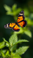 Naklejka premium butterfly408 isolated with white highlights, png