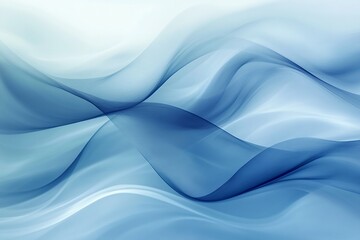 Fototapeta premium Abstract waves with smooth gradient transitions