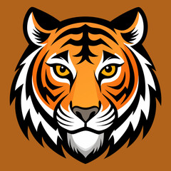 Obraz premium tiger head vector