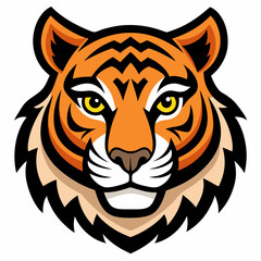 Obraz premium tiger head vector