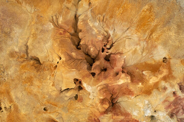 Aerial view of the Mazarron mines.