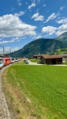 landscape with train