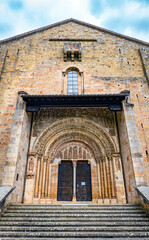Naklejka premium Monastery of Leyre, Navarre, Spain: Porta Speciosa (11th century)