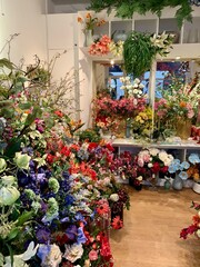 Fototapeta premium flowers in a market flower shop