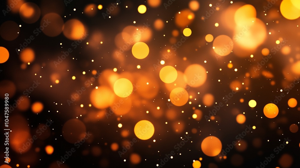 Poster gold bobokeh background. defocused bokeh background
