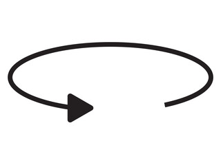 Obraz premium Round and Rotation arrow icon with angle 45, 90, 180, 360 degrees vector illustration. angles of turn swivel icon 45 to 360 degrees icon.