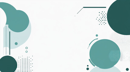 Obraz premium Dark Sea, green, clean, modern business presentation background, designed for a sleek and professional corporate look