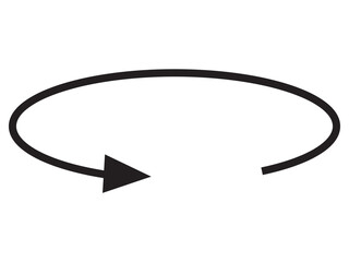 Round and Rotation arrow icon with angle 45, 90, 180, 360 degrees vector illustration. angles of turn swivel icon 45 to 360 degrees icon.