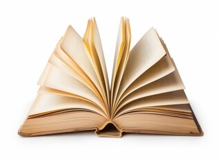 Minimalist Book Display on White