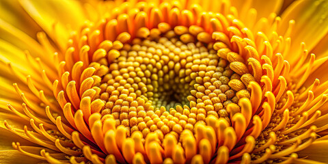 The bright yellow petals of the flower reveal detailed patterns and textures, illuminated beautifully by the early morning sunlight, highlighting nature's artistry