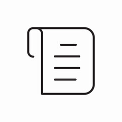 bill invoice icon sign vector