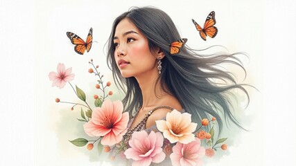 Fototapeta premium Spring Beauty Portrait