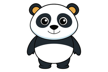 Panda cartoon vector