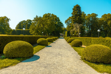 Historische und architektonische Aspekte von Schlossgarten Krumau in Tschechien  weltkulturerbe