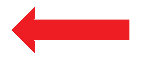 Arrow icon. long line arrow vector. flat style Arrow symbol. simple Arrow icon on a white background.