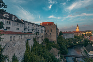 Obraz premium schöne schloss Krumau Tschechien weltkulturerbe