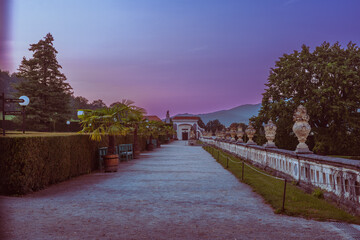  Schlossgarten Krumau in Tschechien  