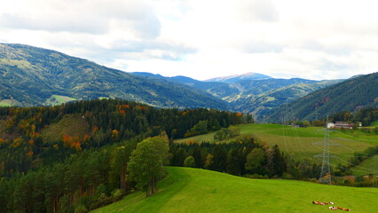 Obraz premium herbstliche Wiener Alpen