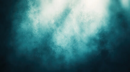 Fototapeta premium Medium Turquoise, blue, grainy analog 35mm film background with retro dust, light leaks, and soft faded textures for cinematic photography backdrops or vintage wallpapers